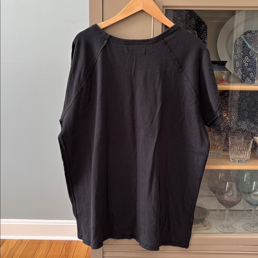 NWOT Free People Care State Flower New York Graphic Tee in Black, size L - Picture 9 of 9